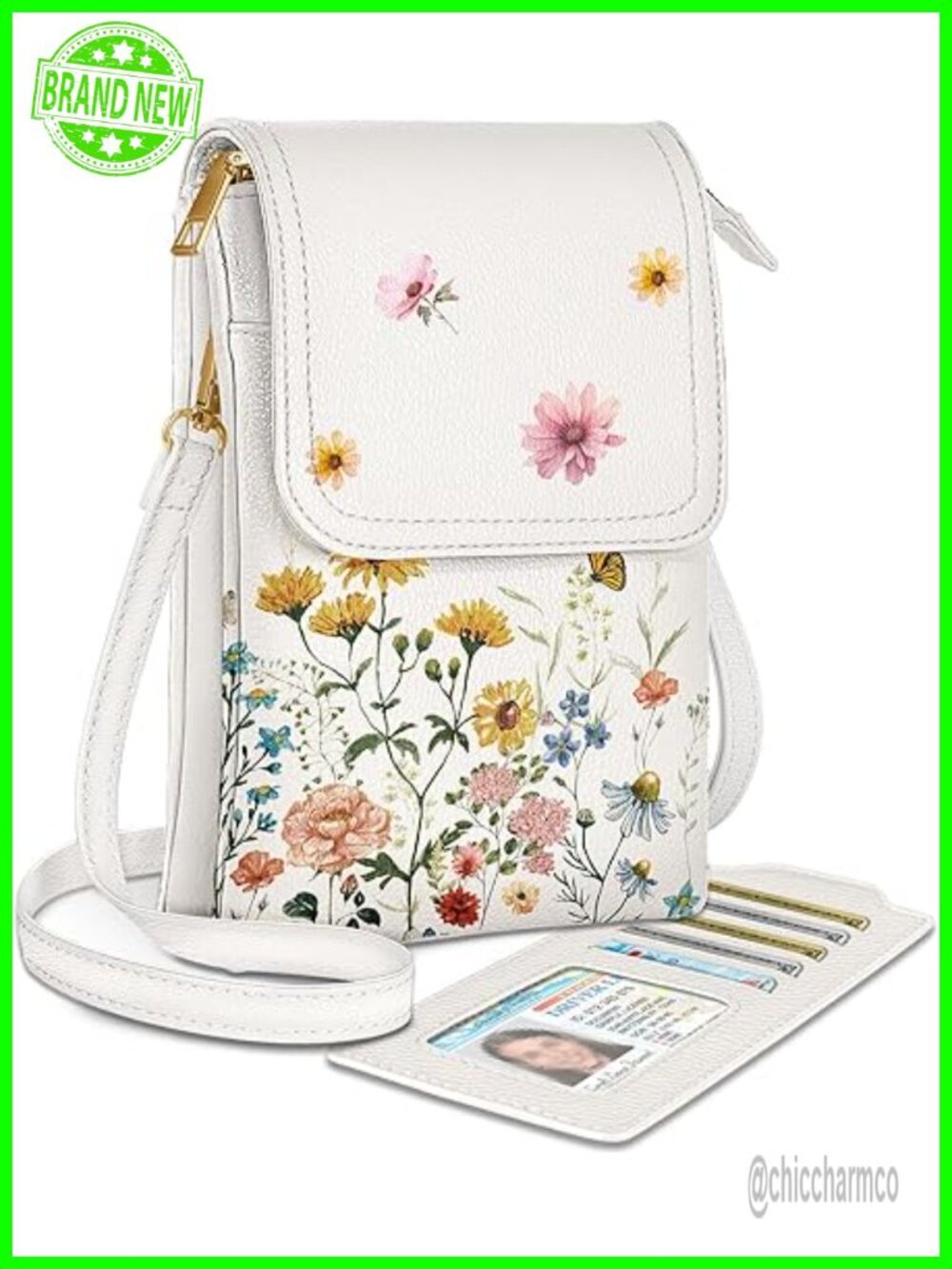 Small Crossbody Phone Purse for Women - Cell Phone Wallet with Card Slot